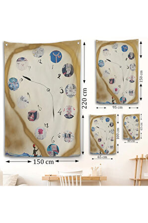 Salvador Dali - Horloge Duvar Örtüsü-7396