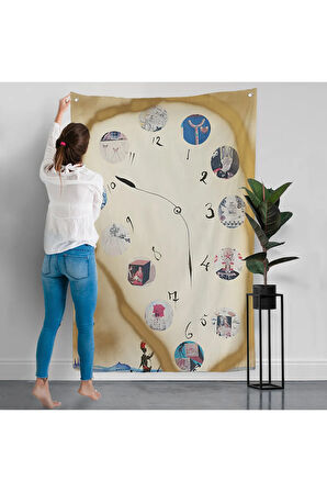 Salvador Dali - Horloge Duvar Örtüsü-7396