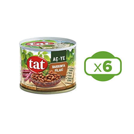 Tat Barbunya Pilaki 200 gr x 6 Adet