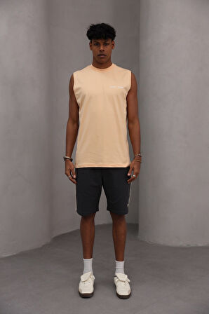 Rahat Kesim Offline Culture Kolsuz  %100 Pamuk Tişört Erkek