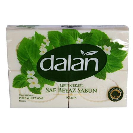 Dalan Doğal Saf Beyaz Klasik Sabun 150 Gr x 4 Adet