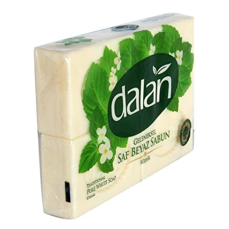 Dalan Doğal Saf Beyaz Klasik Sabun 150 Gr x 4 Adet