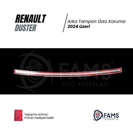 Renault Duster 2024 Krom Arka Tampon Koruma  P.Çelik