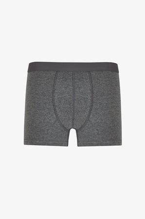 Erkek Basic Gri 3'lü Boxer