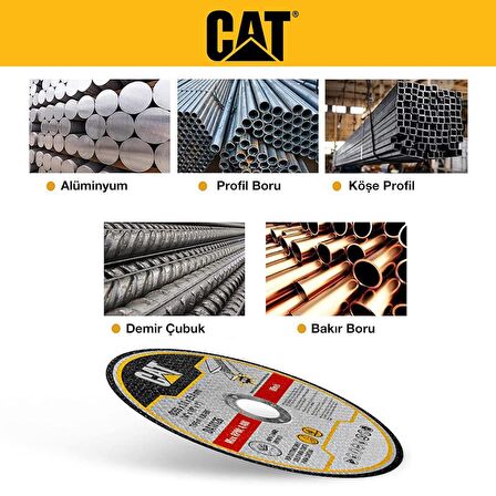 CAT DA10126 350mm Universal Metal Profil Kesme Taşı  