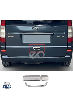 Mercedes Vito W639 Krom Bagaj Açma 3 Parça 2004-2014 Paslanmaz Çelik