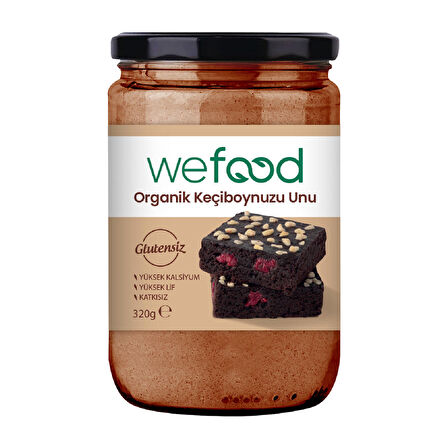 Wefood Organik Glutensiz Keçiboynuzu Unu 320 gr