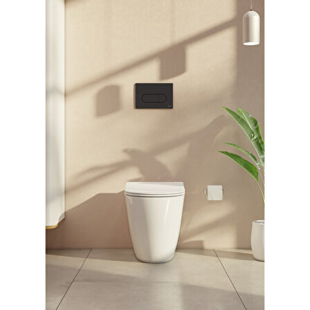 Vitra Root Round Kumanda Paneli 740-2211 Mat Siyah