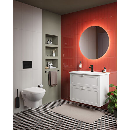 Vitra Root Round Kumanda Paneli 740-2211 Mat Siyah