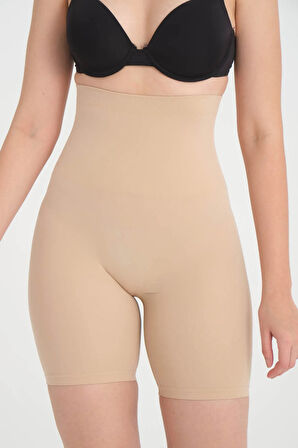 Vücut Şekillendirici Paçalı Korse Şort 2 Beden İncelme Etkili