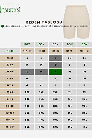 1 Beden İncelten Şekillendirici Şort Korse Yüksek Bel Tasarım 1 Beden İncelme Etkili