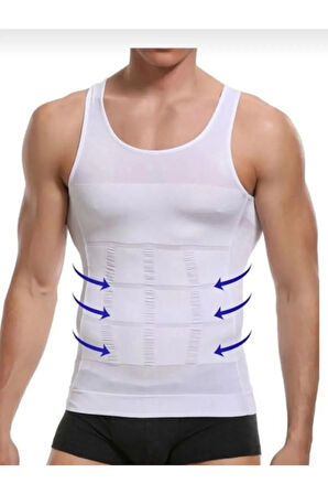 Erkek Atlet Korse Toparlayıcı Sıkılaştırıcı Duble Atlet Korse