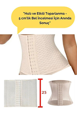 Hamilelik Sonrası Sıkılaştırıcı Korse Latex Kumaşlı, Göbek ve Bel Toparlayıcı