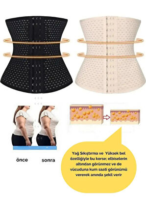 Hamilelik Sonrası Sıkılaştırıcı Korse Latex Kumaşlı, Göbek ve Bel Toparlayıcı