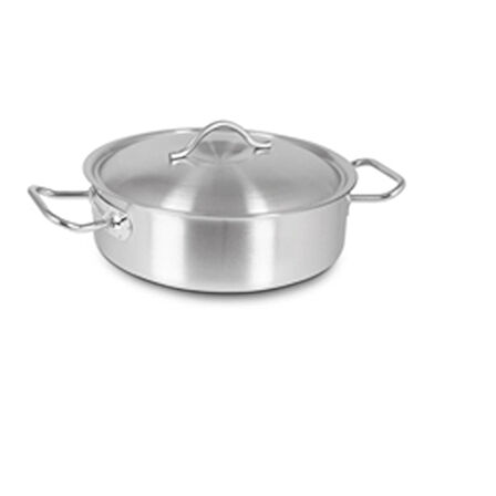 Dizdar 104003 Silindirik  Tencere Sığ ve Orta Sığ ( Kapaklı) 