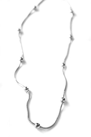 Top Zincir Kolye - Gümüş