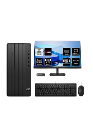 Pro Tower 290 G9 i5 13400 32GB 4TB SSD RX550/4GB FDOS Masaüstü Bilgisayar + 23.8" Monitör