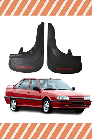 Renault R21 tüm kasalar racing kırmızı yazılı 2’li tozluk çamurluk paçalık