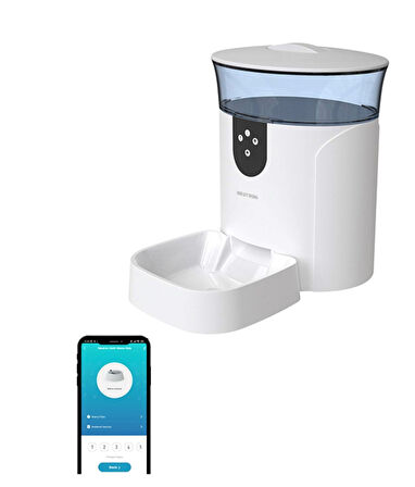 Neutron Smart Pet Feeder Ses Kontrollü Wifi Destekli Akıllı Mama Kabı 7 lt