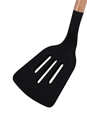 MasterPro 3'lü Mutfak Gereci Seti Silikon Uç Tahta Tutamaç Foodies Collection Serisi 4660