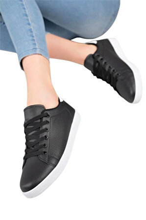 Kadın Spor Sneaker Ayakkabı SİYAH - BEYAZ