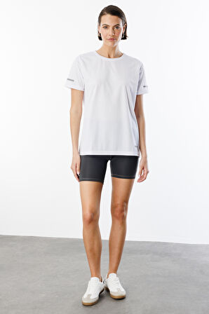 Kadın Nem Emici Hızlı Kuruma Atletik Teknik Performans Spor T-shirt DRIFIT-KISAKOL