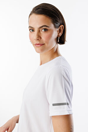 Kadın Nem Emici Hızlı Kuruma Atletik Teknik Performans Spor T-shirt DRIFIT-KISAKOL