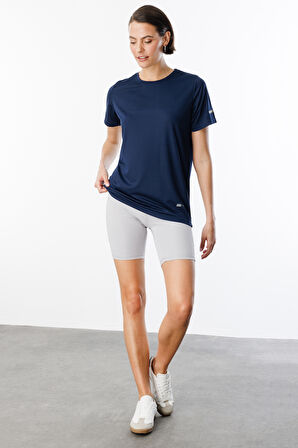 Kadın Nem Emici Hızlı Kuruma Atletik Teknik Performans Spor T-shirt DRIFIT-KISAKOL