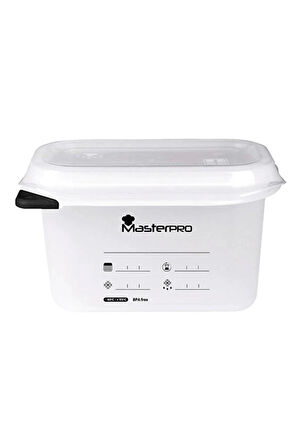 MasterPro Saklama Kabı 17,6x10,8x10cm 1L Foodies Collection Serisi 2939