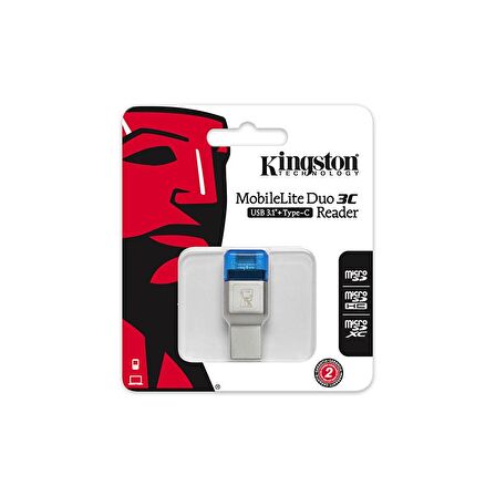 Kingston FCR-ML3C Mobilelite Duo 3C USB 3.1 Type C Kart Okuyucu