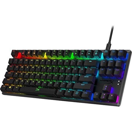 Hyperx Hx-kb7rdx-us Alloy Origins Core Rgb Red Switch Ingilizce Mekanik Oyuncu Klavyesi