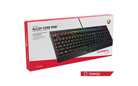 HyperX Alloy Core RGB Membran Türkçe Oyuncu Klavyesi