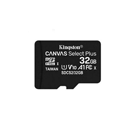 KINGSTON 32GB MICRO SDHC CANVAS CL10 SDCS2/32GB