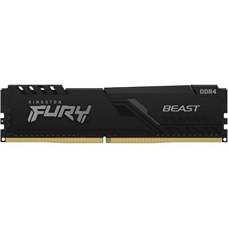 Kingston Fury Beast 64GB (2 x 32GB) DDR4 3200MHz CL17 Dual Kit Siyah Ram KF432C16BBK2/64