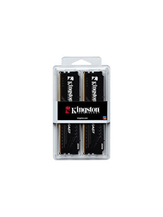 (OUTLET)KINGSTON 16GB 6000MT/s DDR5 CL30 DIMM (Kit of 2) Beast Black EXPO Turkey KF560C30BBEK2-16TR - RAM