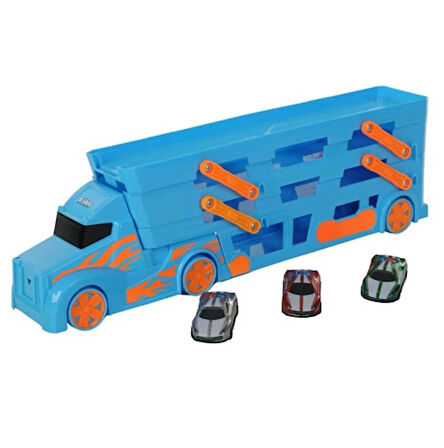 King Toys 3 Katlı Araçlı Tır Seti TKM-1032