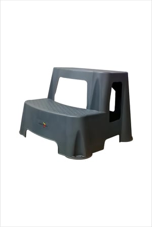 Yetişkin Çocuk Yaşlı Genç 100 kg Market Mutfak Kitaplık Raf İki 2 Katlı Sağlam Basamak Merdiven Tabure Sehpa Saksı Stand