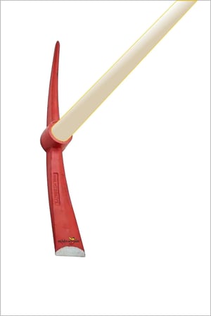 Büyük 50 cm. Ağır 2 kg. Ekstra Sertleştirilmiş Çelik Kazma Toprak Zemin Kazısı Bostan Tarım Bağ Bahçe Zeytinlik Tarla Çukur Açma Kök Havalandırma Temel Drenaj Kazması