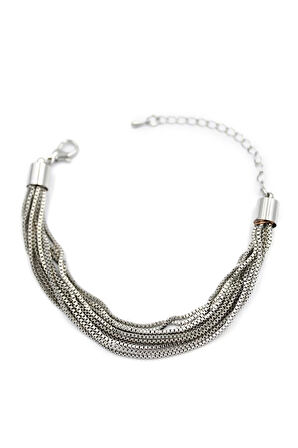 Zincirli Bileklik - Gümüş