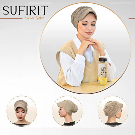 Sufirit Spor Şapka- Tesettür Bone - Bone Eşarp- Hazır Bone Şal- Tasarım Bone Modelleri