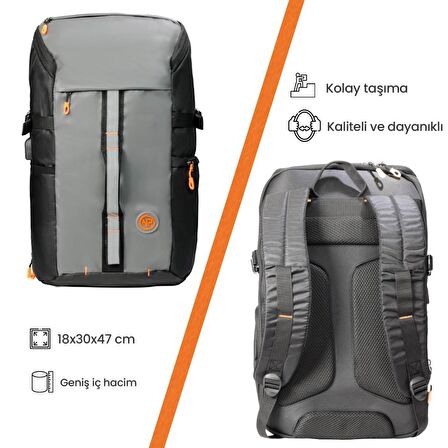 NPO Adventure Sport 16" 25lt Smart Sırt/Notebook Sırt Çantası-Turuncu