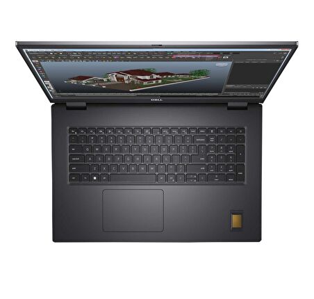 Dell Precision M7780 XCTOP7780EMEA-VP2A5 i9-13950HX 32GB 1TBSSD+1TBSSD RTX5000 17.3" FullHD W11P Taşınabilir İş İstasyonu