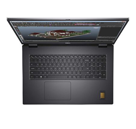 Dell Precision M7780 XCTOP7780EMEA-VP2A6 i9-13950HX 64GB 1TBSSD RTX5000 17.3" FullHD W11P Taşınabilir İş İstasyonu