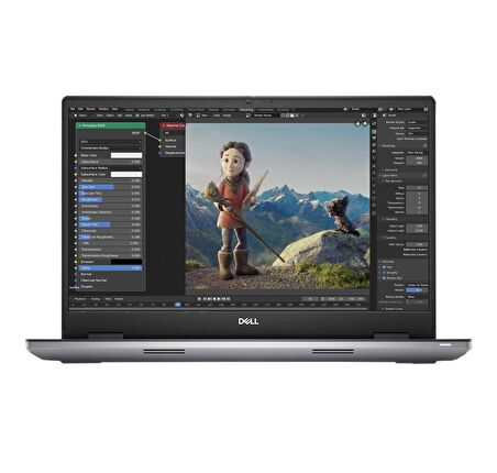 Dell Precision M7780 XCTOP7780EMEA_VP1A1 i7-13850HX 32GB 1TBSSD RTX3500 17.3" FullHD W11P Taşınabilir İş İstasyonu