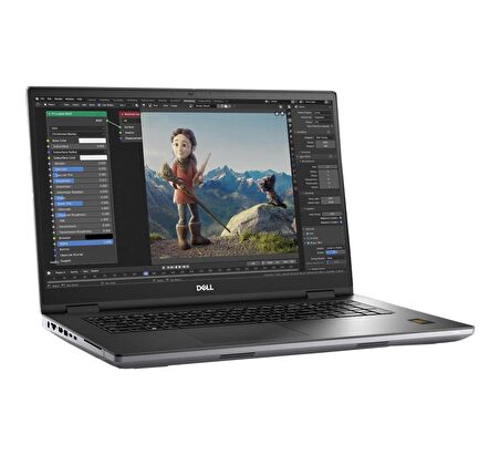 Dell Precision M7780 XCTOP7780EMEA_VP1A5 i7-13850HX 32GB 1TBSSD+1TBSSD RTX3500 17.3" FullHD W11P Taşınabilir İş İstasyonu