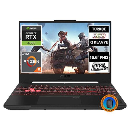 Asus TUF Gaming A15 FA507NV-LP103A1 Ryzen5 7535HS 16GB 1TBSSD RTX4060 15.6" FullHD FreeDOS Taşınabilir Bilgisayar-CNT002