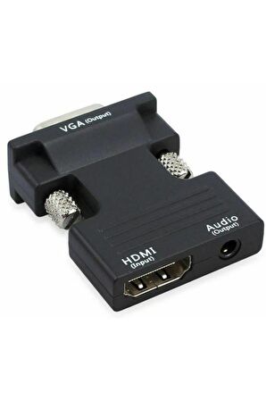 Ancheyn Ses Destekli HDMI to VGA Çevirici Dönüştürücü Adaptör 4499