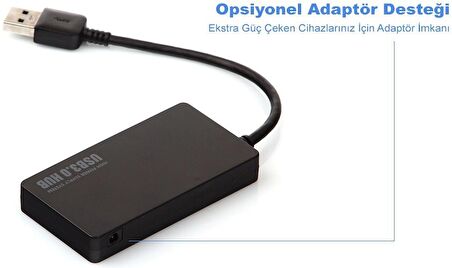 Ancheyn 4 Port USB Hub USB 3.0 ve 2.0 USB Çoklayıcı Çoğaltıcı Switch Adaptör 5265