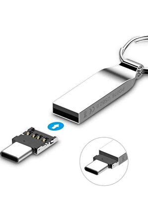 Ancheyn Type C To Usb Çevirici Mini Dönüştürücü OTG Adaptör 4497