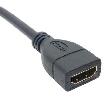 Ancheyn HDMI Dişi Erkek Uzatma Aparatı 90 Derece Dirsek Kablosu 50 cm 4666